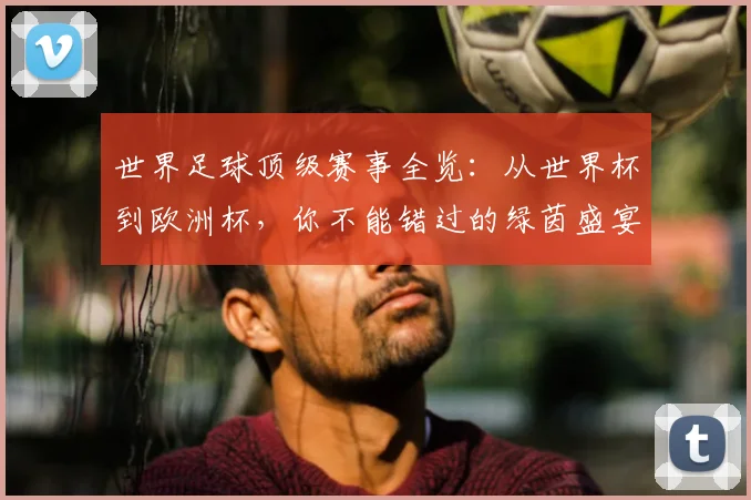 世界足球顶级赛事全览：从世界杯到欧洲杯，你不能错过的绿茵盛宴